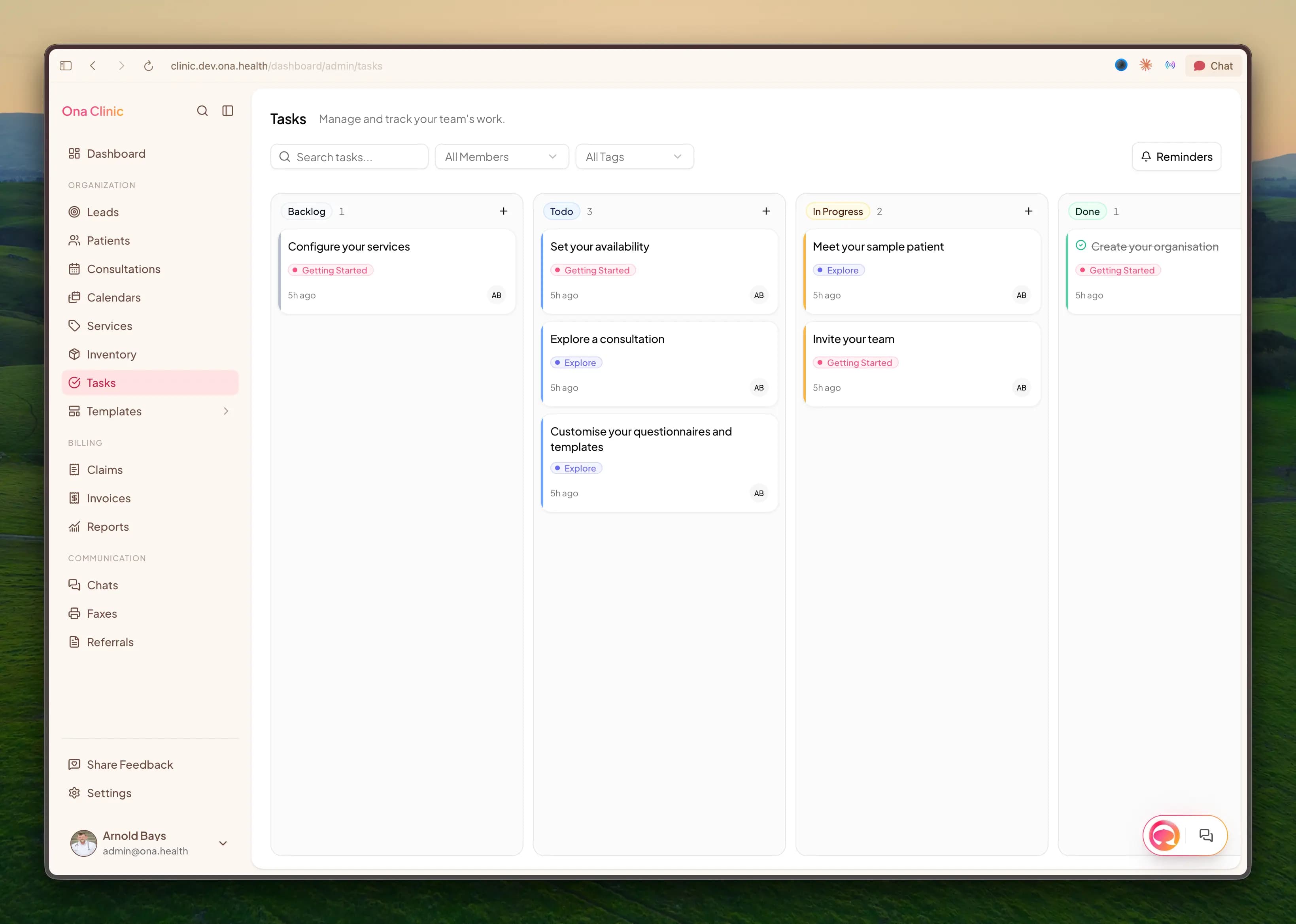 Tasks